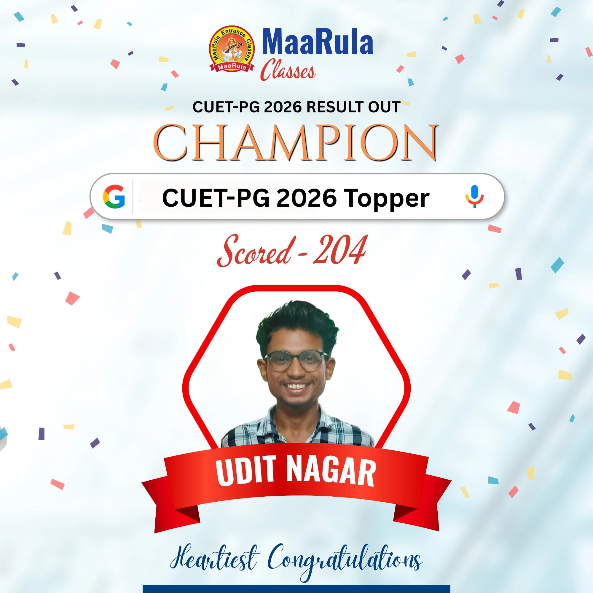 Cuet Pg Topper 9